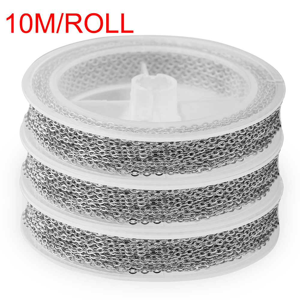 Chain Roll Cable - No Fade aço inoxidável Cable Chains,