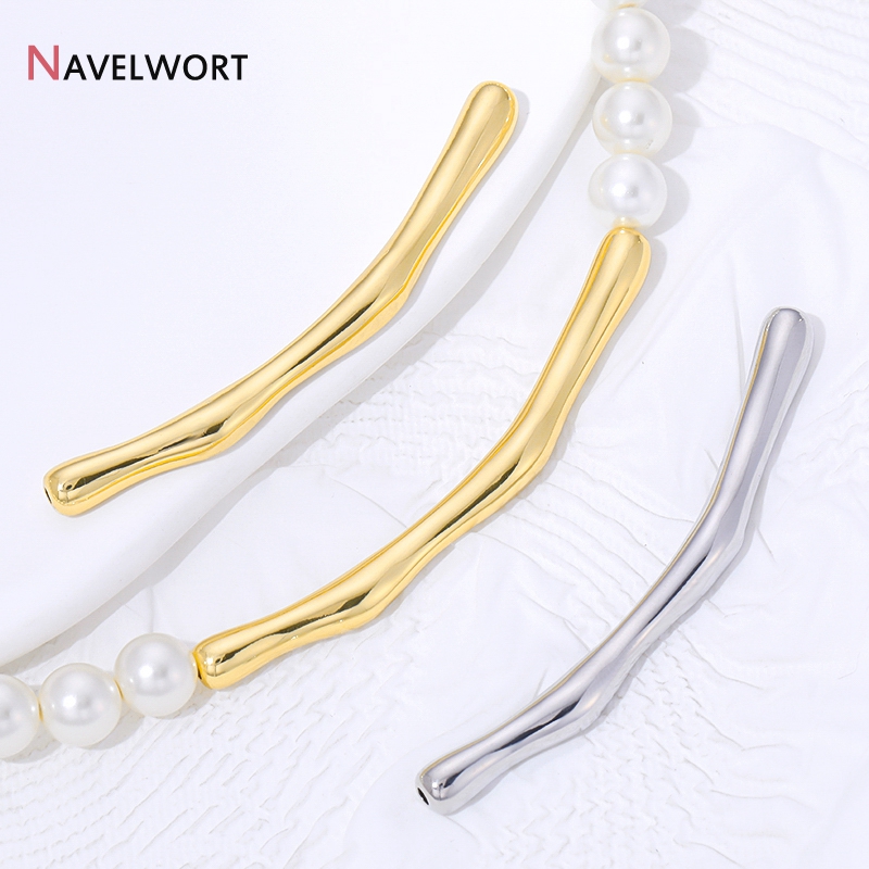 Jewelry Making Youtube - Separador de contas em tubo curvo