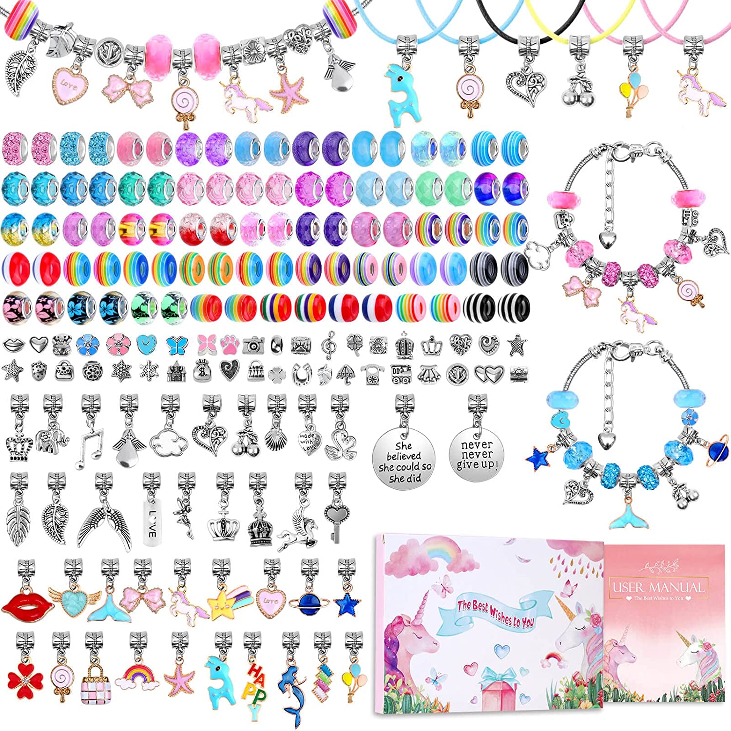 Jewelry Making For Teens - Charm Bracelet Making Kit para Meninas,