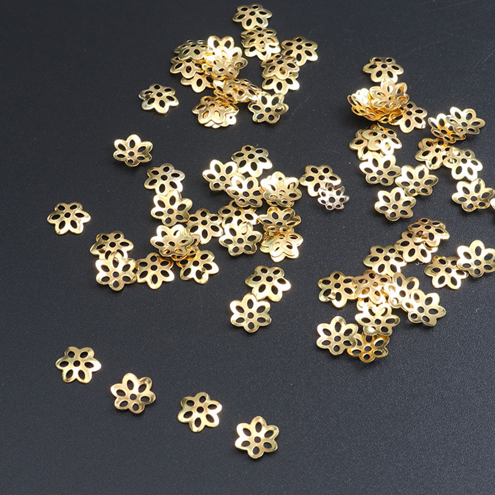 Jewelry Making Bali - Conjunto de 100 tampas de flores