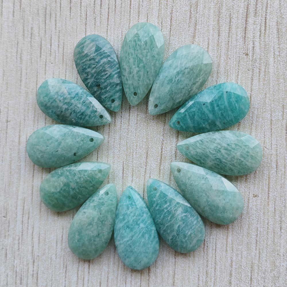 Jewelry Making Amazon - Lindos pingentes facetados de pedra natural