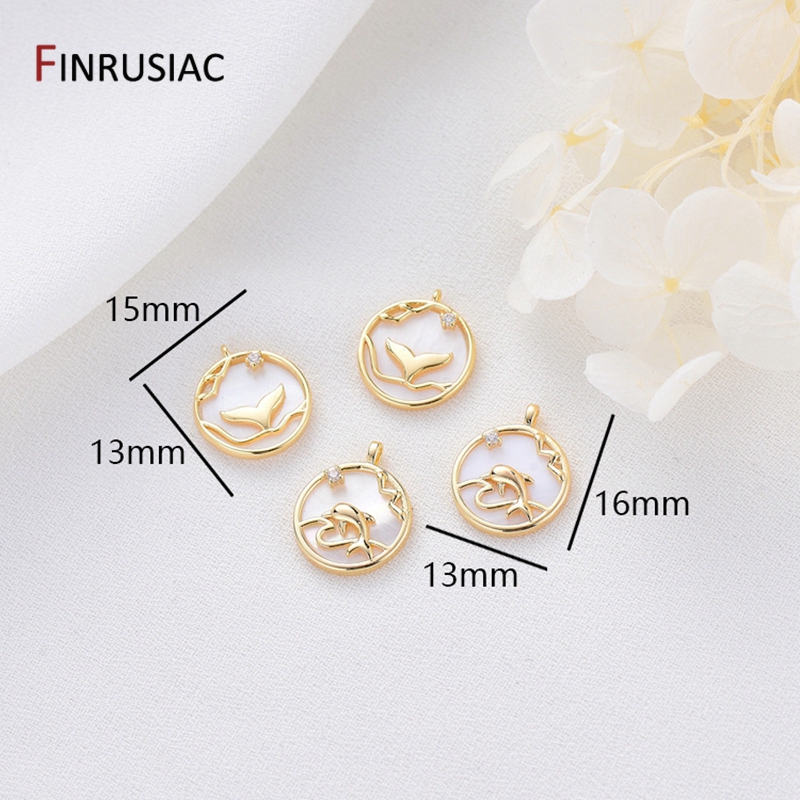 14k Banhado a Ouro Baleia e Ca - Jewelry Making Bali avaliação e preço