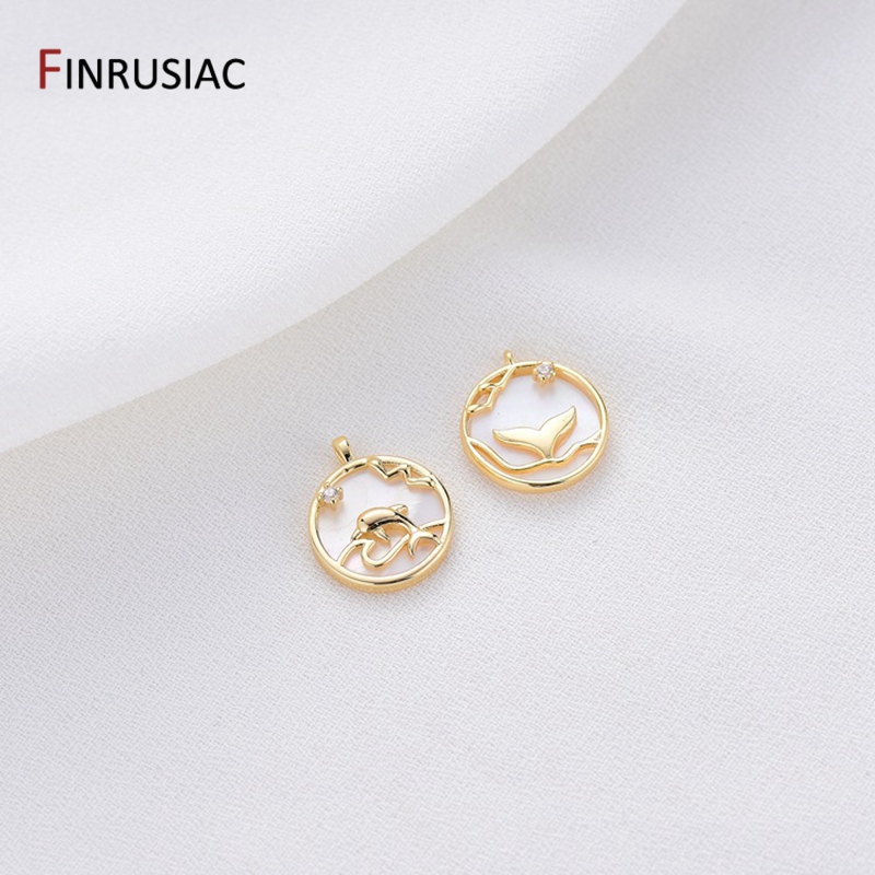 14k Banhado a Ouro Baleia e Ca - Jewelry Making Bali avaliação e preço