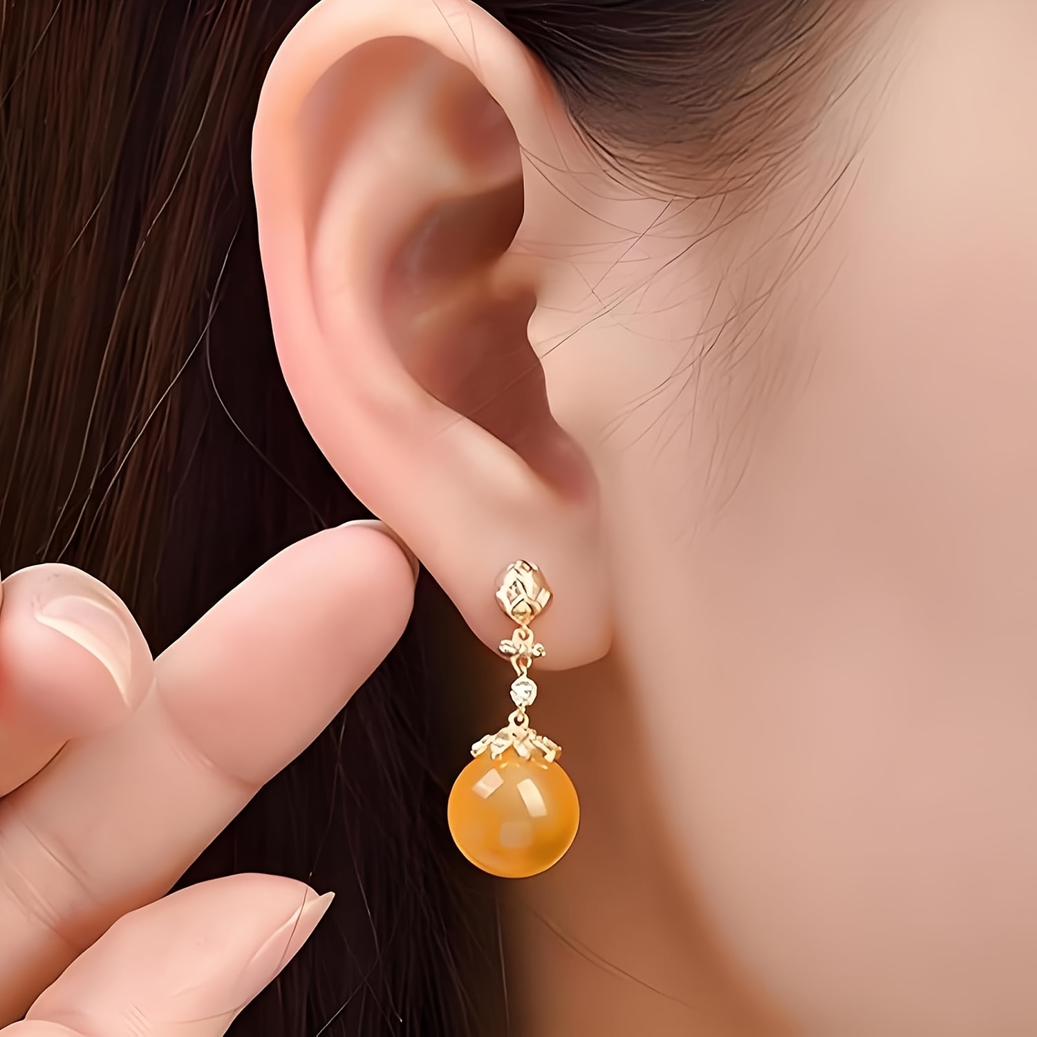 Dois moldes esféricos perfurad - Resin Mold Jewelry avaliação e preço