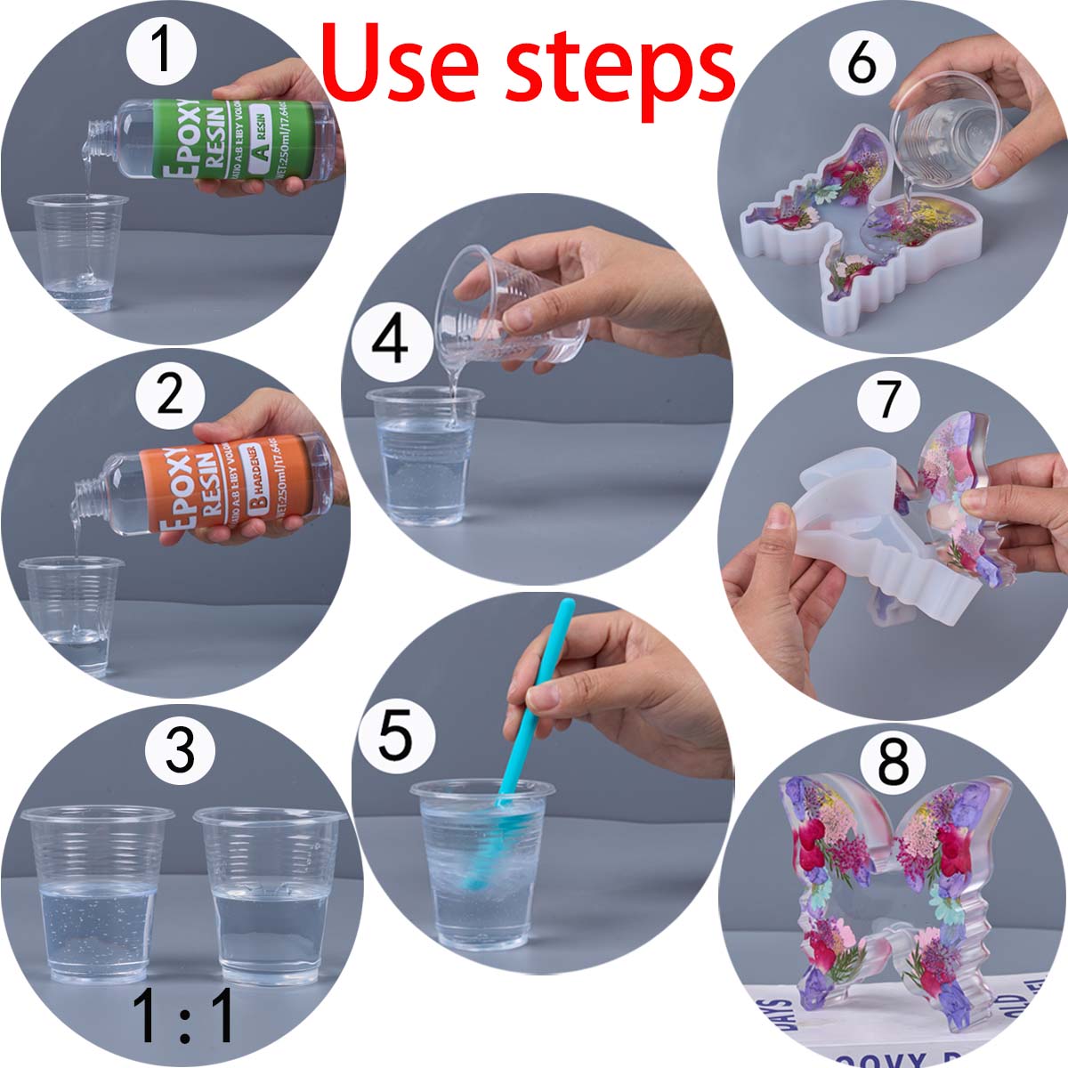 Kit de resina epóxi com propor - Resin Mold Jewelry avaliação e preço