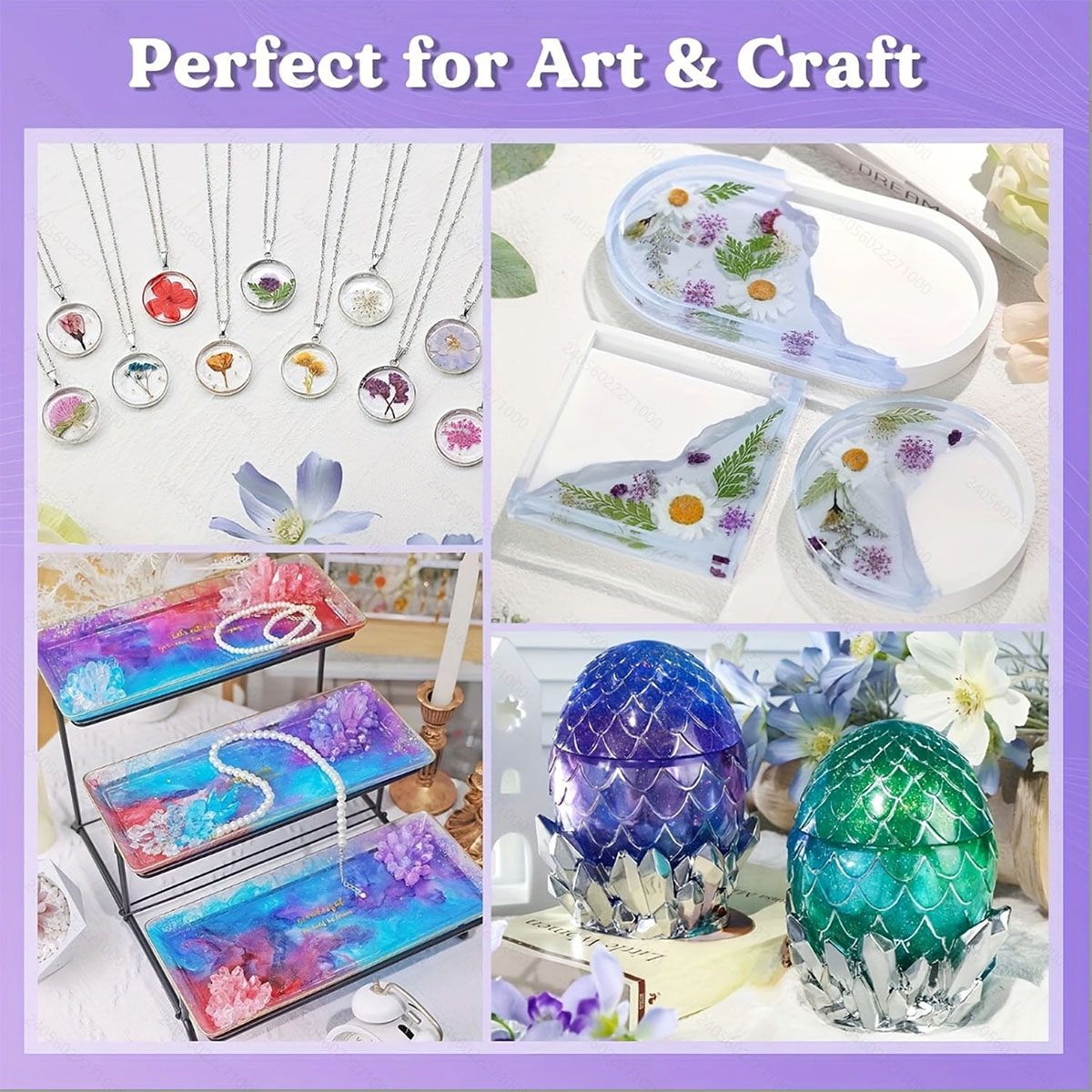 Kit de resina de fundição tran - Resin Mold Jewelry avaliação e preço