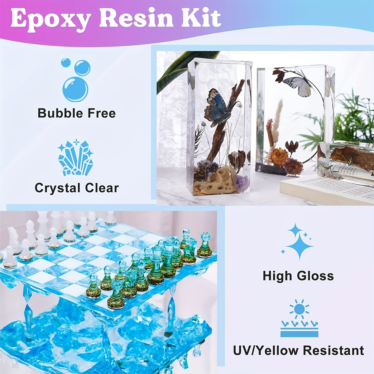 Kit de resina de fundição tran - Resin Mold Jewelry avaliação e preço