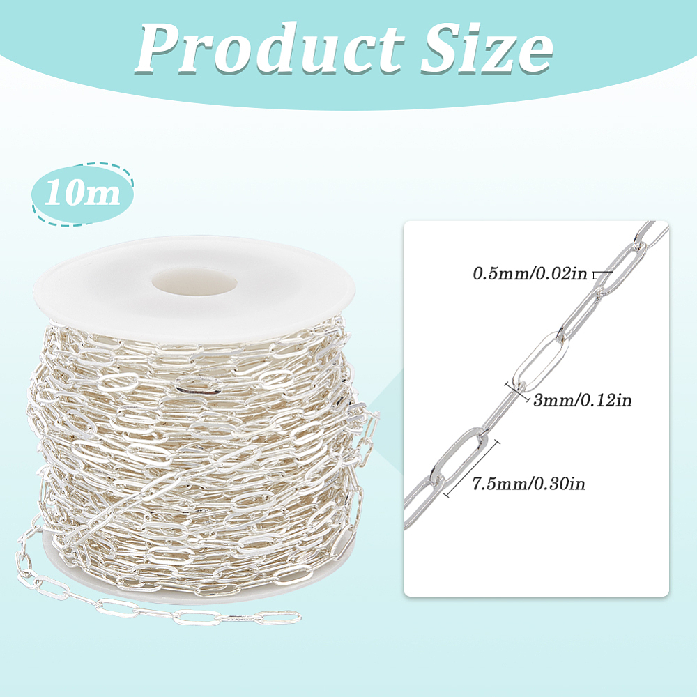 32,81 Pés Corrente Elo Oval Pr - Chain Roll Cable avaliação e preço