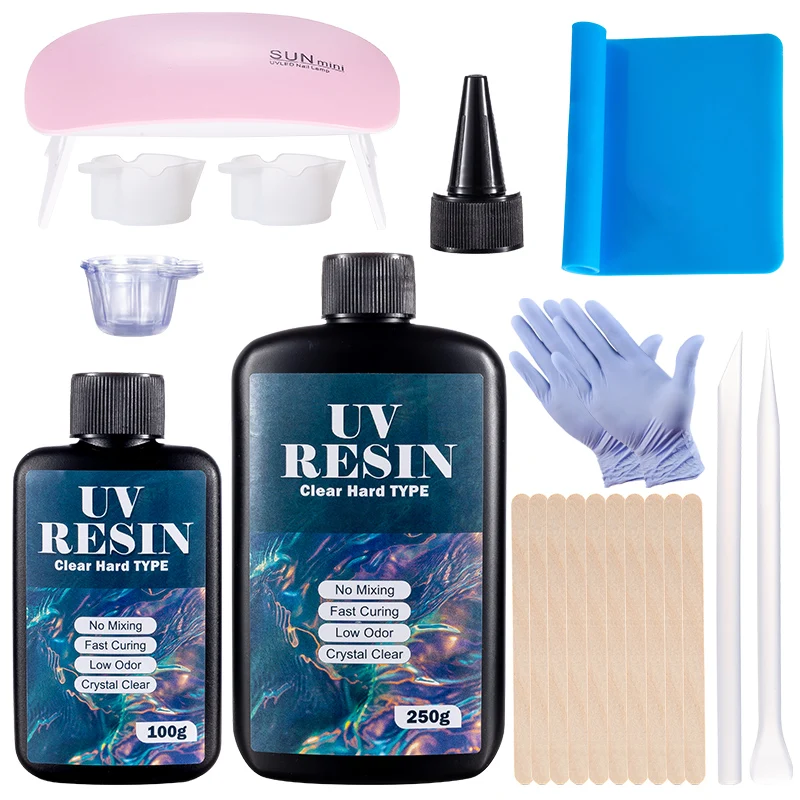 Kit de cola de resina uv dura, - Jewelry Making Tool Kit avaliação e preço