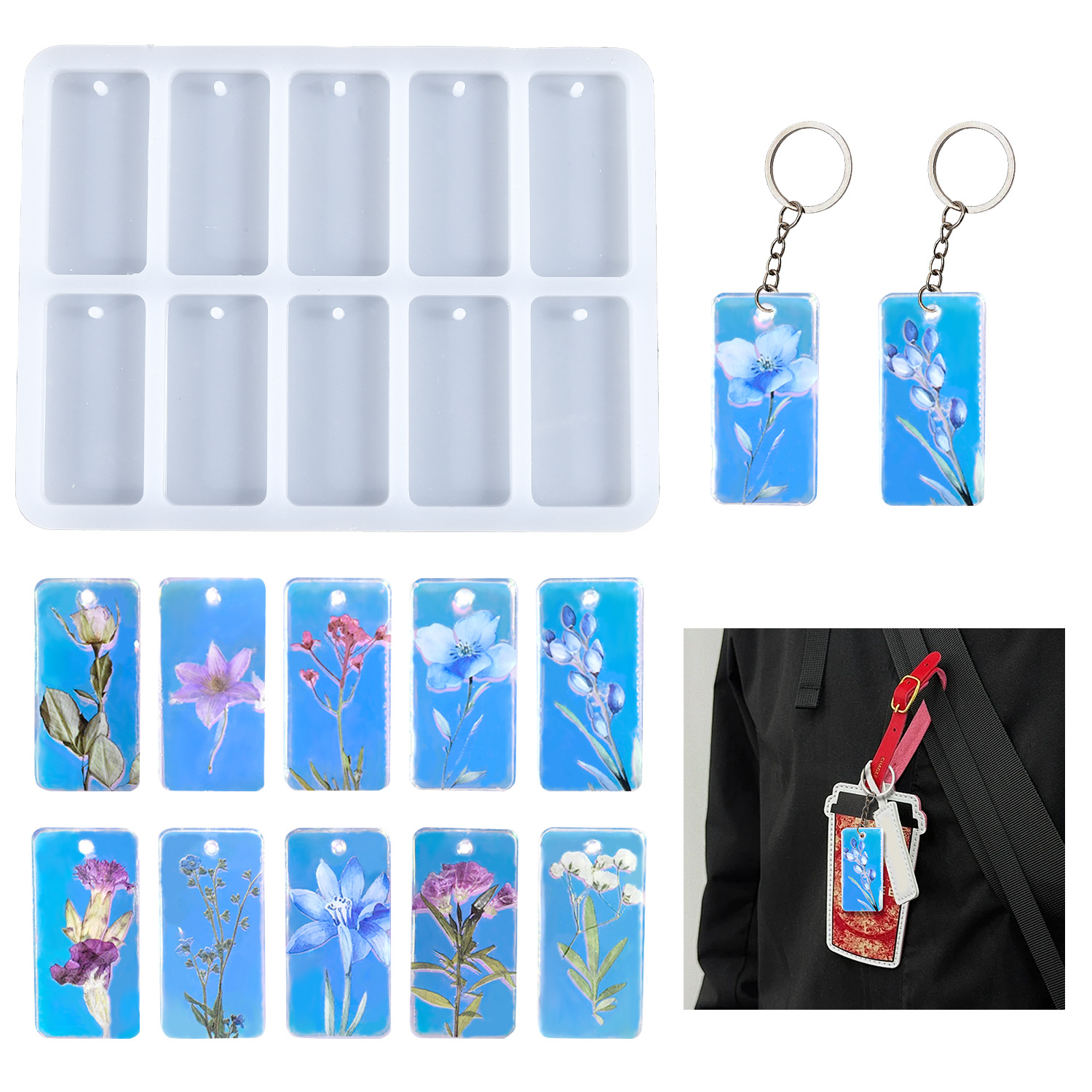 Molde de silicone DIY para res - Resin Mold Jewelry avaliação e preço