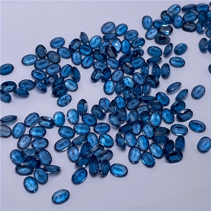 1pc natural Londres azul topáz - Jewelry Making In London avaliação e preço
