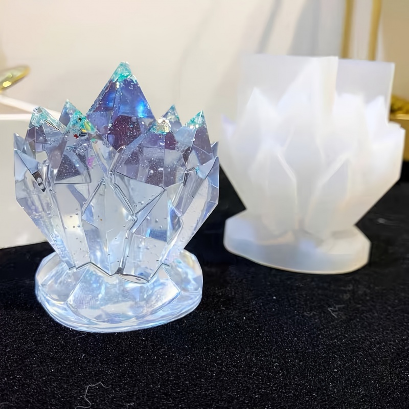 1pccristal cluster decorativo  - Resin Mold Jewelry avaliação e preço