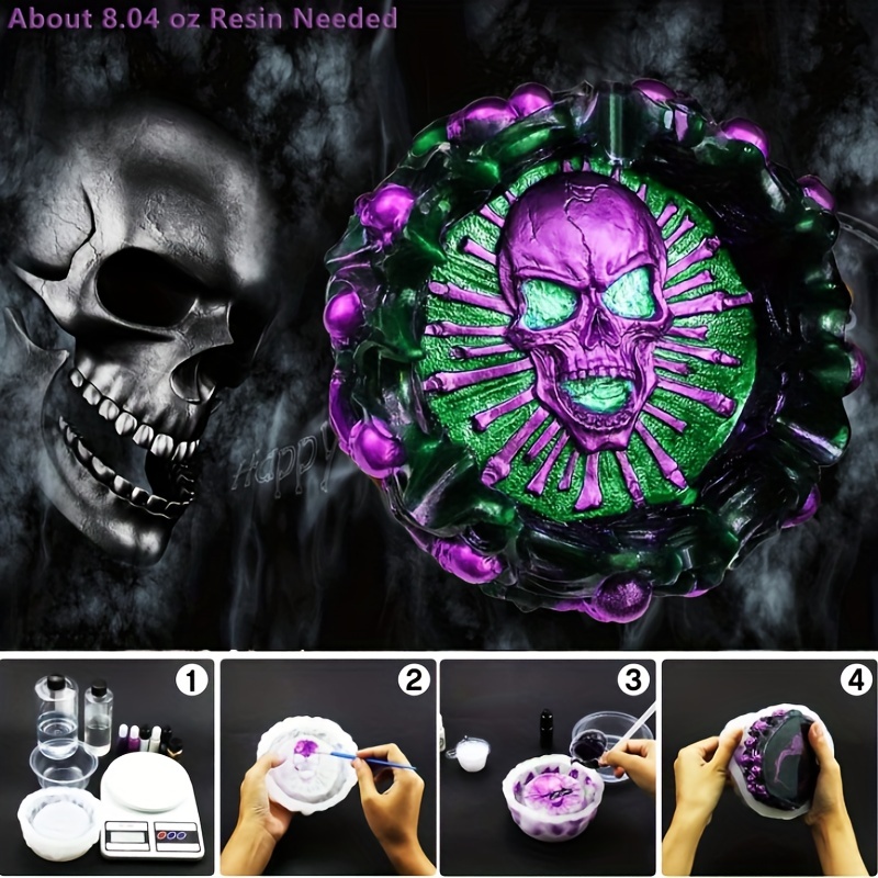 Molde de cinzeiro, molde de re - Resin Mold Jewelry avaliação e preço