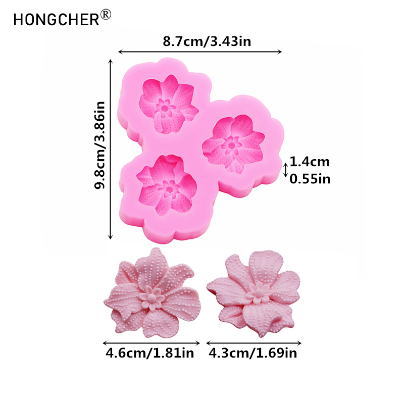 Moldes de silicone florais de  - Resin Mold Jewelry avaliação e preço