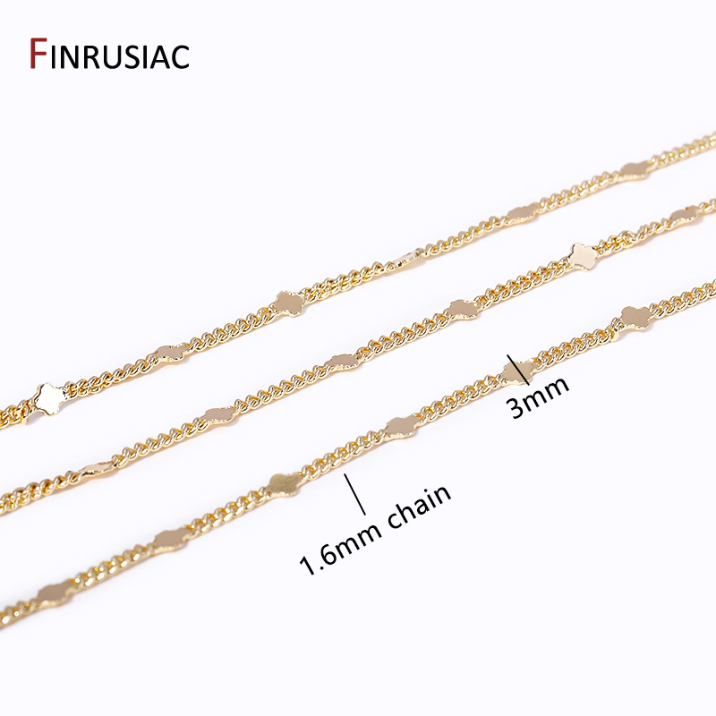 14K Banhado A Ouro Latão Lante - Chain Roll Cable avaliação e preço