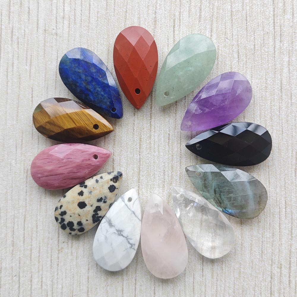 Lindos pingentes facetados de  - Jewelry Making Amazon avaliação e preço